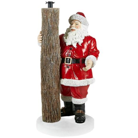 Base albero "Babbo natale " per albero di Natale supporto in metallo da 97 cm