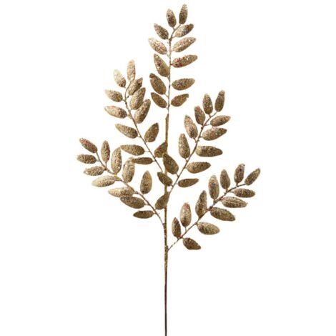 Ramo decorativo colore oro per decorazioni e composizioni floreali h 66 cm (1/3)