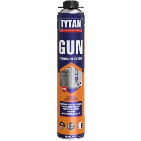 Schiuma poliuretanica Premium giallo 750 ml -Manuale / 12 pezzi