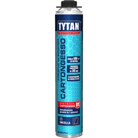 Schiuma cartongesso adesiva verde 830 ml -12 pezzi