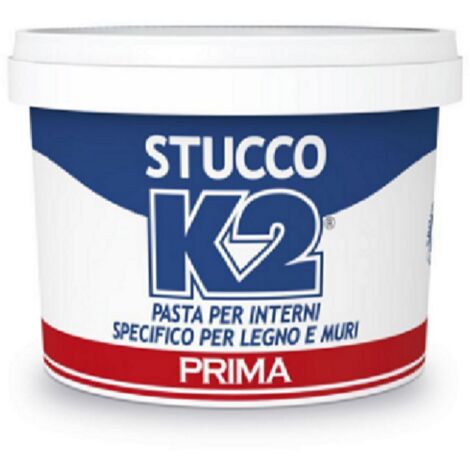 Stucco in pasta colorato "k2" per mobili, infissi e muri -0.5 kg mogano / 1 pezzo (1/3)