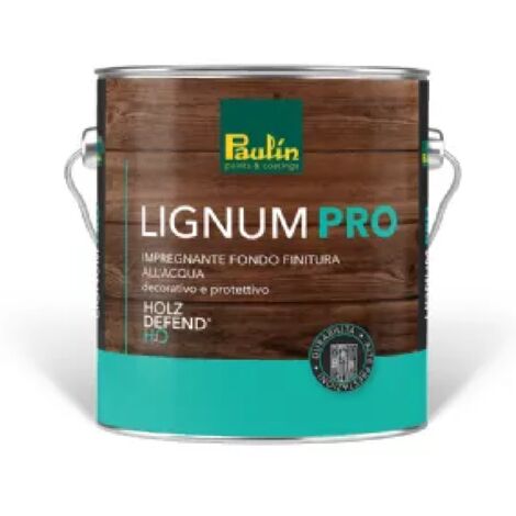 Lignum Pro – Impregnante All’Acqua per la Protezione e la Bellezza del Legno -0.750 / Noce scuro