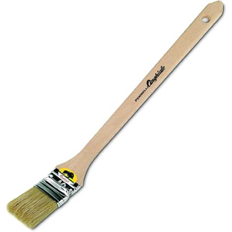 Pennello Radiatori Setola Bionda Manico Legno Cinghiale - mm 20