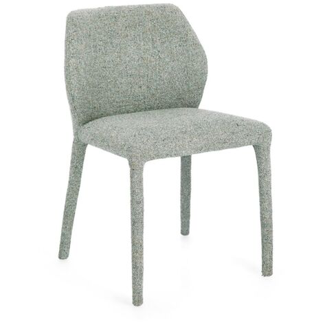 Sedia "Libby" struttura e gambe in acciaio rivestimento in polietere da interno -Felce / Confezione da 1 Pezzo (1/5)