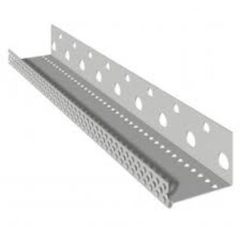 Profilo di partenza per isolamento termico in alluminio con gocciolatoio -10 cm