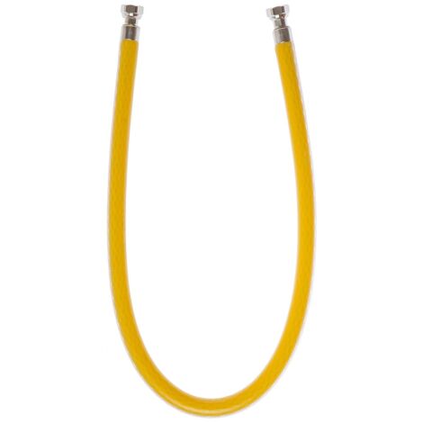 Tubo in acciaio inox con rivestimento in PVC per gas gpl/metano -1.5 m