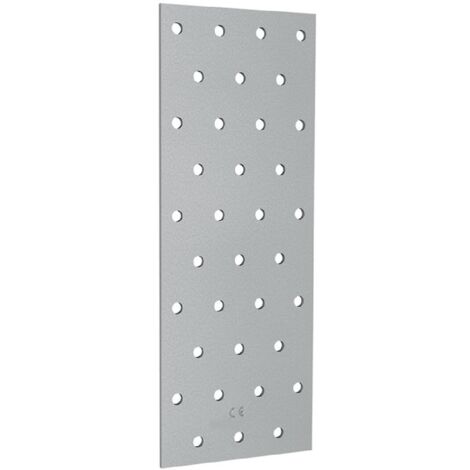 Giunzione diritta in acciaio zincato spessore 2,5 mm -50 x 160 mm / 1 pezzo