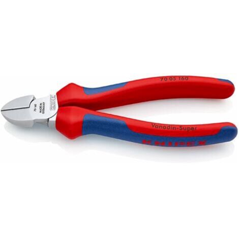 Tronchese "Knipex" a taglio laterale in cromo-vanadio per fili metallici -180 mm