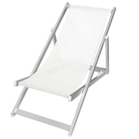 Sedia A Sdraio Regolabile DIMAR GARDEN Per Esterno – Lettino Impermeabile In Polipropilene Per Piscina E Giardino – Colore Moka