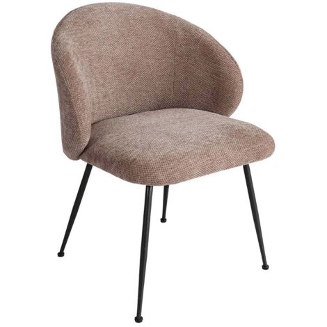 Sedia "Gesien" seduta in compensato e gambe in acciaio da interno -Grigio / Confezione da 1 Pezzo (1/5)