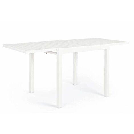 Tavolo allungabile "Pelagius" in alluminio dogato da esterno per giardino e veranda -Antracite / Small / Tavolo + 6 Poltrone (1/5)