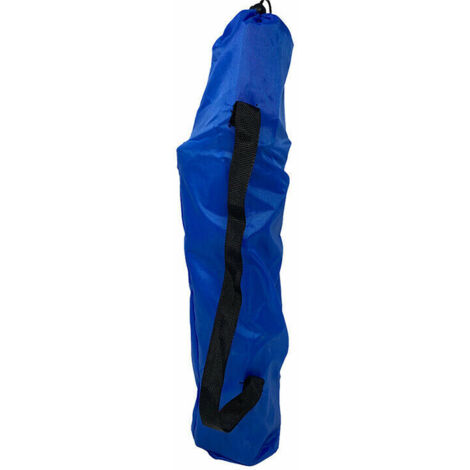 Poltrona da campeggio con chiusura ad ombrello "Giada" spiaggina in acciaio per mare e Balcone -Blu (1/5)