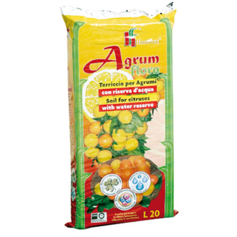 Lt 20 Terriccio per Agrumi con riserva d'acqua per piante mediterranee