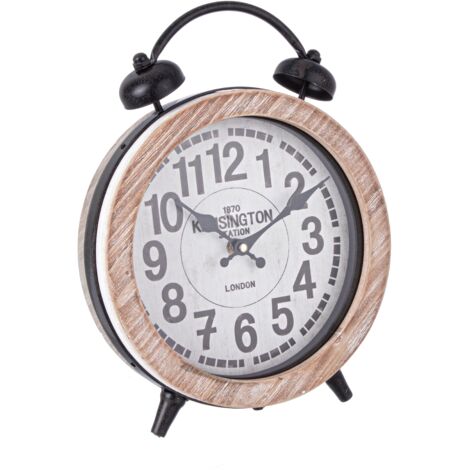 Orologio da parete in acciaio a batteria "Ticking" Ø 60x6 cm -Grigio (1/4)