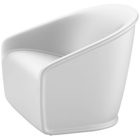 POLTRONA SETTEMBRE POLIETILENE 81X78X70BIANCO USO ESTERNO