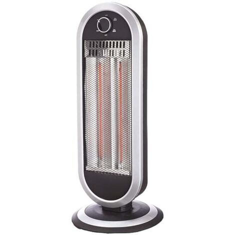 Effewarm stufa stufetta a torretta al carbonio KS-100C doppio livello di potenza 900W con oscillazione automatica
