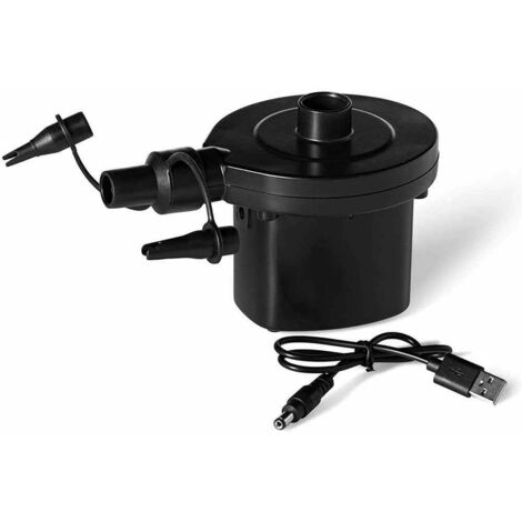 Pompa ricaricabile con USB per gonfiaggio e sgonfiaggio 12 v per materassini e piscine gonfiabili (1/4)