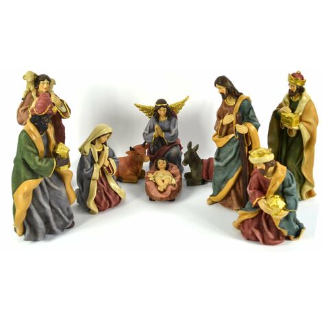 Statuine Presepe Natività 6 Soggetti Scala 1:15 | Pittura A Mano Italia | Landi Moranduzzo - Foto 4