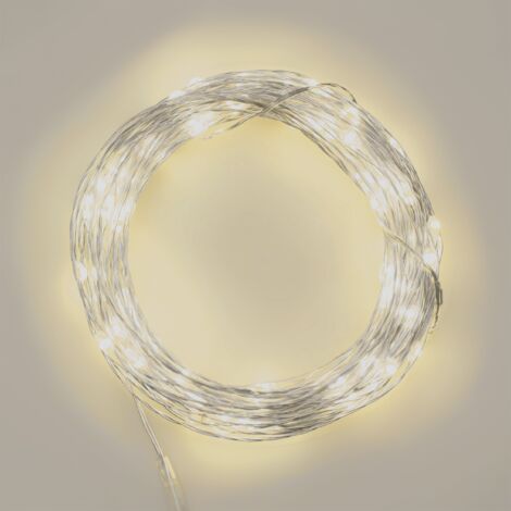 Lotti Filo Luci Catena Micro Led Bianco Caldo 2mt