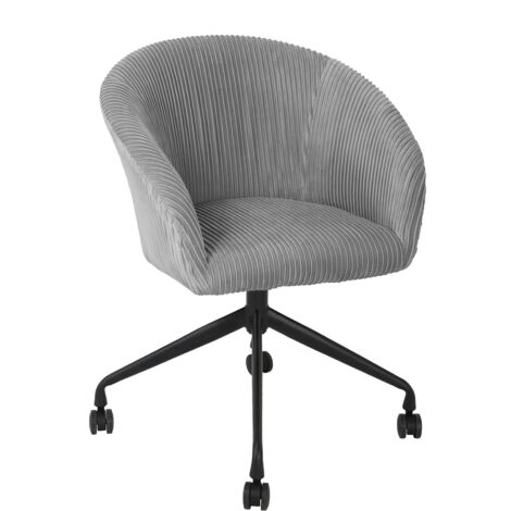 Sedia da ufficio moderna in velluto, regolabile ed ergonomica, con rotazione a 360°, imbottita, per trucco e scrivania, per soggiorno e camera da letto