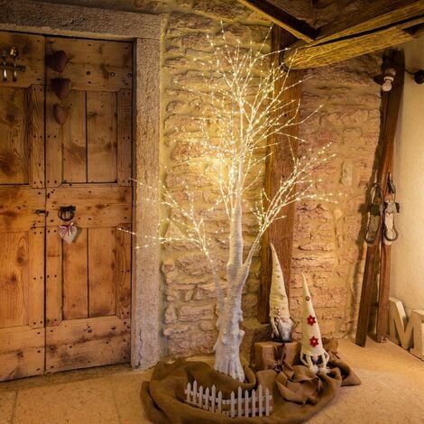 Albero di Natale luminoso con 900 MicroLed decorazione da interno ed  esterno h 210 cm -Luce