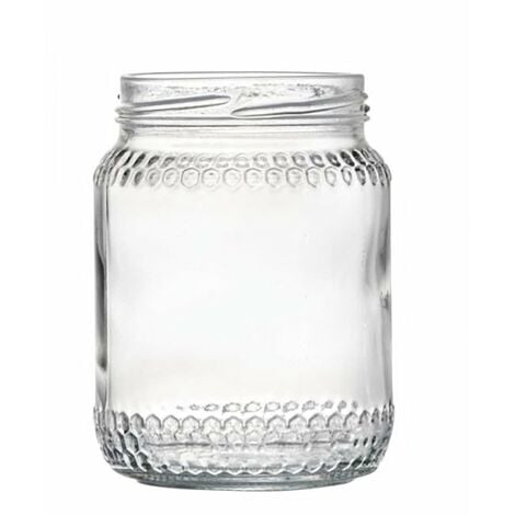 vaso per miele in plastica sciroppo Vaso per miele trasparente resistente per conservare miele 