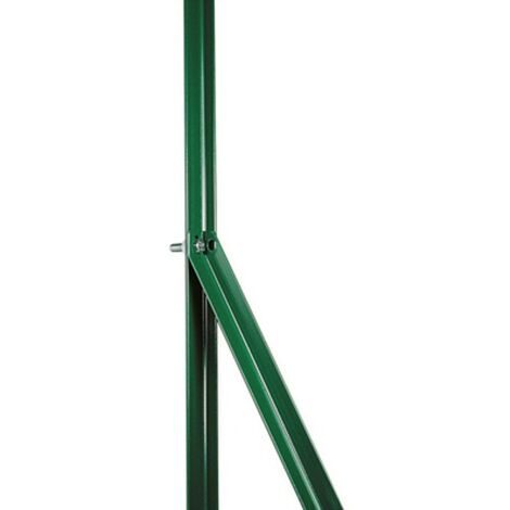 Terminale rotondo completi ∅42mm - Fascetta di recinzione verde per pali di recinzione - Fissaggio di stecche - Fascette per recinzioni – Morsetto per pali