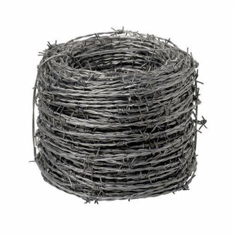 Filo spinato Riccio in acciaio grigio, L.100 m Cavatorta