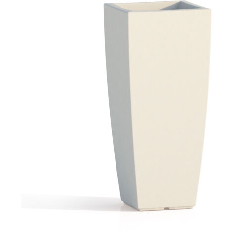 Vaso in Polimero Monacis Stilo Square Ghiaccio - cm 33 X 33 - h 70 cm.