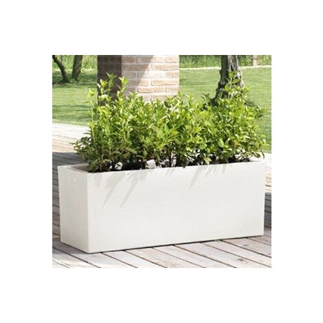 Fioriera Schio Cassa 80 Bianco - 80 cm (1/10)