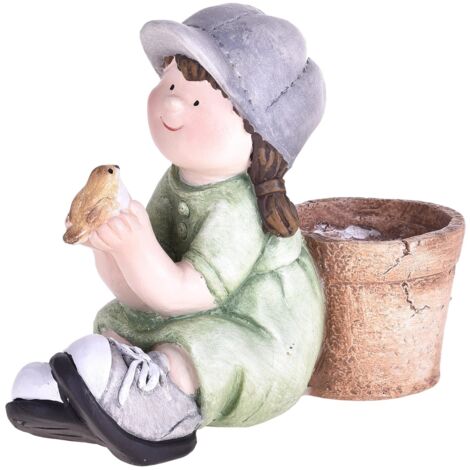 Figura Uccellino In Metallo - Decorazione Casa In Ferro Intrecciato - Nero 23x20 Cm