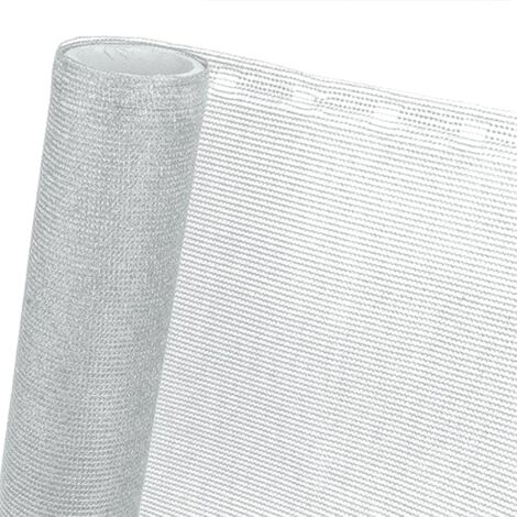 Rete ombreggiante per recinzioni e coperture telo in tessuto Bianco coprente al 90% -1 mt / 50 mt (1/5)