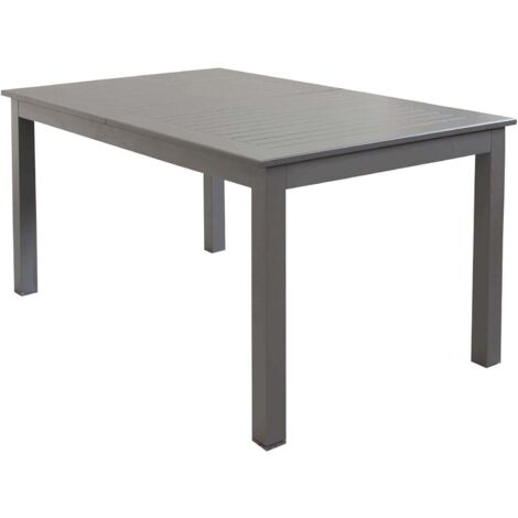 Tavolo allungabile "Ibiza" in alluminio dogato da esterno per giardino e veranda -Tavolo 150-210 x 90 cm / Antracite