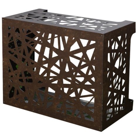Copri condizionatore copertura decorativa per pompa esterna in alluminio 86 cm -Bronzo