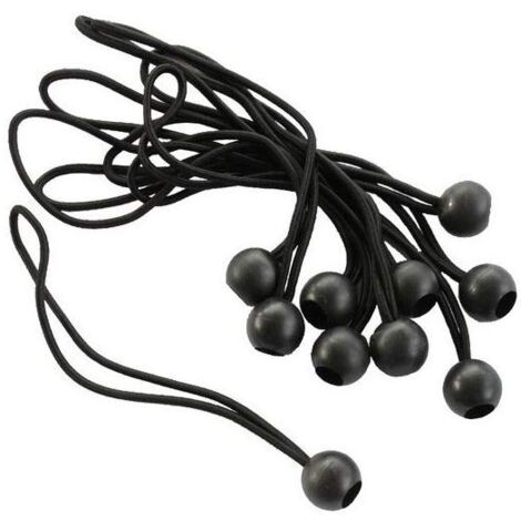 Elastici Con Sfera Per Teloni - Set Da 25 Tenditori In Gomma Per Fissaggio Universale - Foto 2