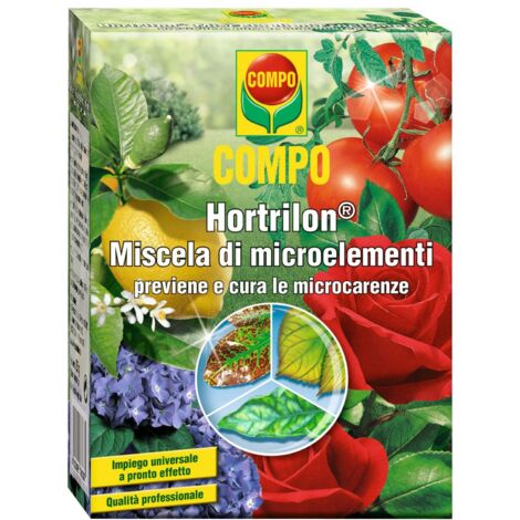 Concime "Hortilon" granulare rinverdente, miscela di microelementi evita la caduta delle foglie 25 gr (1/5)