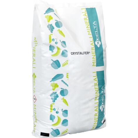 Solfato di ferro concime rinverdente per prato e giardino fertilizzante antimuschio Kg 25 (1/2)