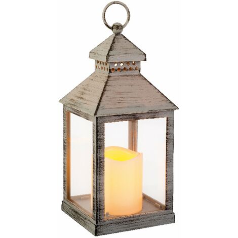 Lanterne luminose color Naturale in legno, decorazione per esterno -Naturale / Piccolo