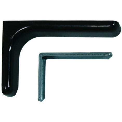 BOLIS ITALIA - COPPIA REGGIMENSOLE LEONARDO CM.12 NERO CON VITI (1/10)