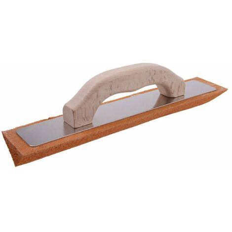 Frattone in gomma spugna angolare con manico in legno 7 x 35 cm (1/3)