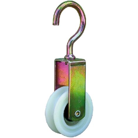 Carrucola In Ghisa Da 100 Mm Con Gancio In Acciaio - Per Pozzi E Sollevamento Carichi - Foto 13