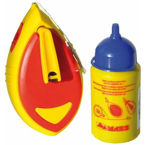 Tracciarighe a filo in plastica antiurto con manovella e flacone da 120 ml (1/3)