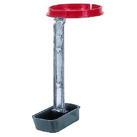Abbeveratoio per conigli porta bottiglia in PVC con asta in ferro zincato 2 Pezzi (1/10)