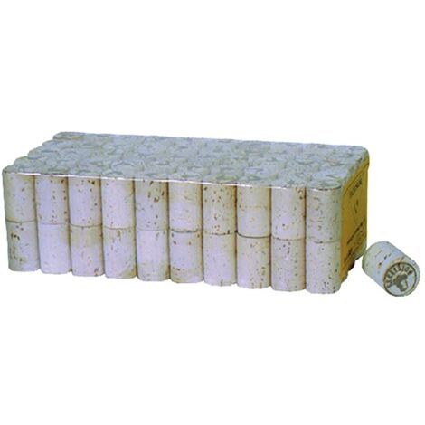 Tappi di sughero "Extra" per bottiglie di vino, impermeabili da 100 pezzi -26 x 40 mm (1/3)