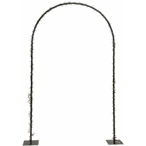 Figura luminosa di Arco, led a luce bianco caldo in acrilico da 230 cm (1/5)