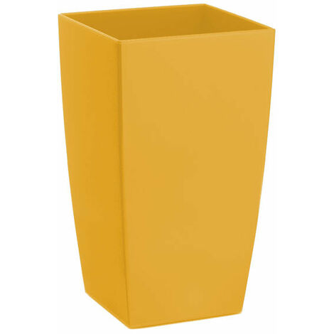 Vaso rettangolare in plastica Algarve Trasparente da esterno 42 cm di  Teraplast