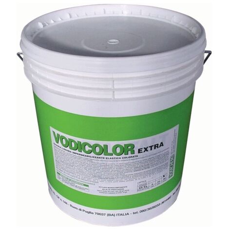 Guaina liquida impermeabilizzante grigio extra per cemento, intonaco e coperture bituminose -5 kg