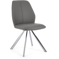 4x Sedia Maxwell Pu Grigio