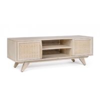 Mobile porta TV "Sahana" per interno 128 x 40 x 45h cm
