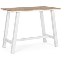 TAVOLO BAR SKIPPER 131X73 BIANCO BIZZOTTO